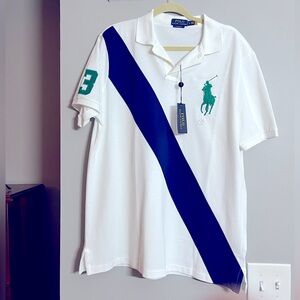NWT Polo by Ralph Lauren 3 pony polo shirt
